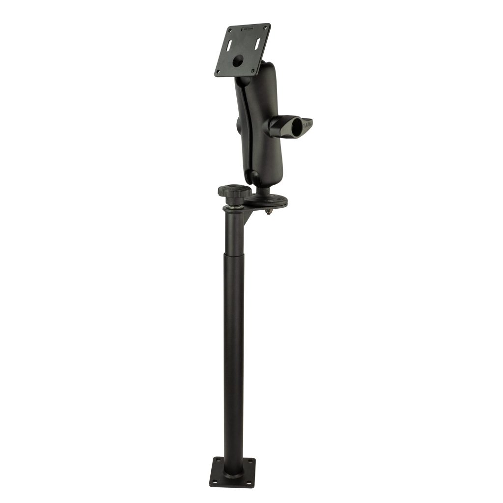 RAM® Tele-Pole™，带12英寸和18英寸极点和75毫米ESA底座