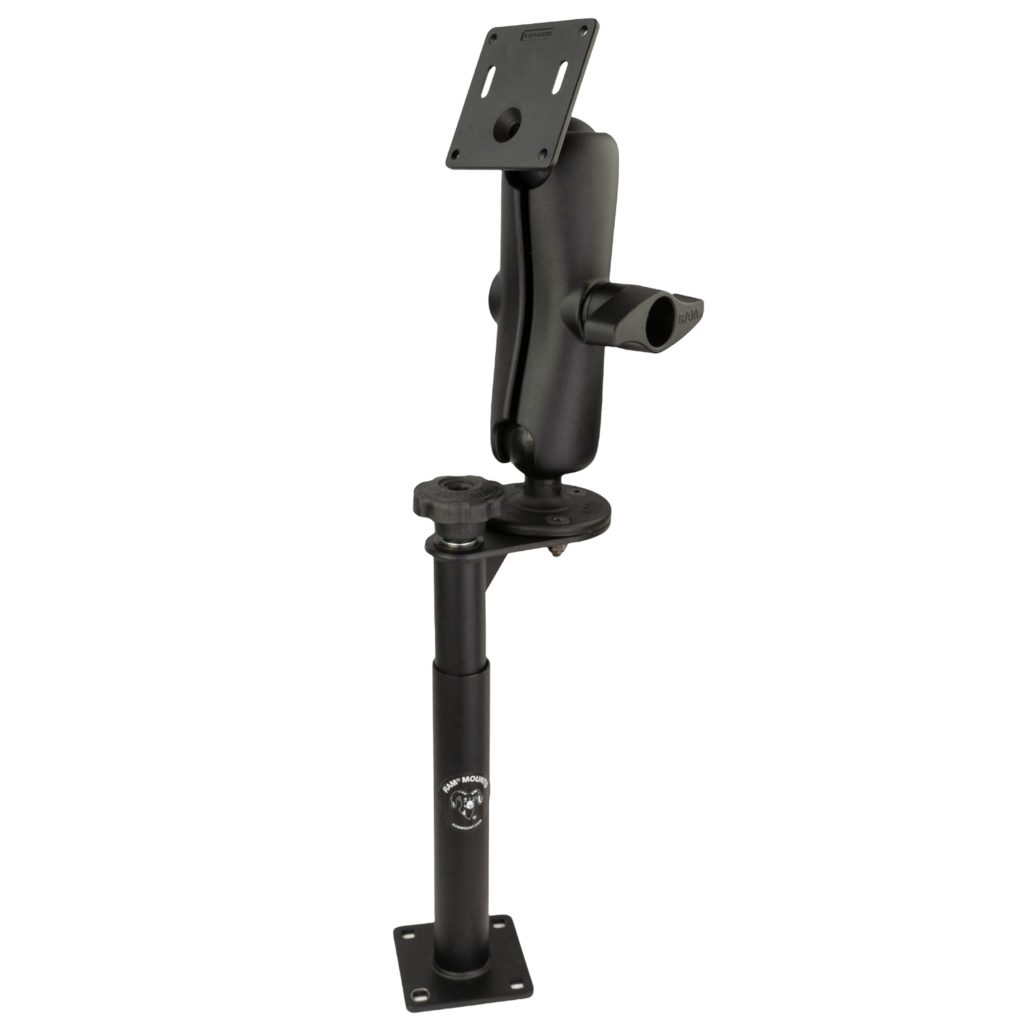 RAM® Tele-Pole™，带8英寸和9英寸极点和75毫米ESA底座